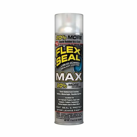 FLEX SEAL Flex Seal Spray, Clear, 17 oz FSMAXCLR24